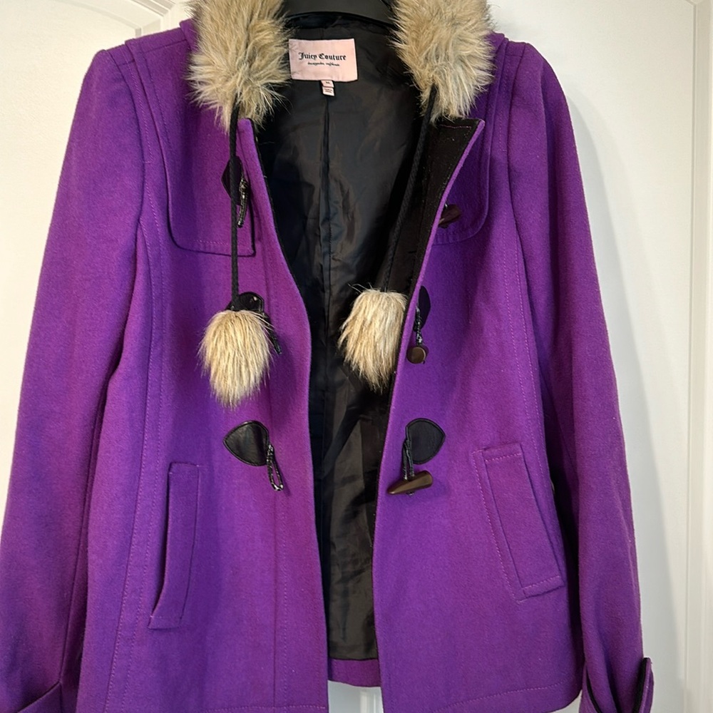 MINT NWOT Juicy Couture Purple coat